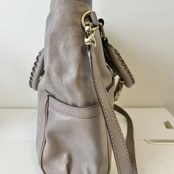 Grey Beige Mark Cross Tote Bag - Picture 4 of 11